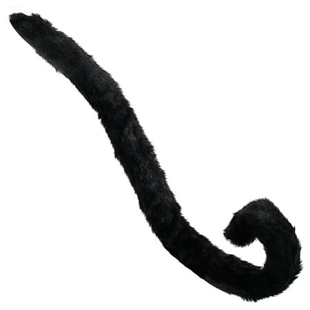 Elope, Inc Oversized Black Cat Tail Deluxe for Adults, Measures 55 Inches Long, Plush, Faux Fur to Complete Your Look
