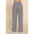 thumbnail image 4 of Saronite Solid Elastic Waisted Tencel 2 Sides Pockets Full Length Pants, Grey (Women's), 4 of 4