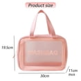 thumbnail image 2 of Bolsa de lavado impermeable para viajes, bolsa de almacenamiento portátil de PVC para separación de ropa seca y húmeda, bolsa de cosméticos impermeable, 2 of 4
