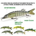 thumbnail image 3 of NIBOLOG 10cm/8g Bionic Bait Sharp Hook 3D Simulated Fisheye Simulation Tempting Angling ABS Submerged Multi-section Lures Fishing Supplies, 3 of 8
