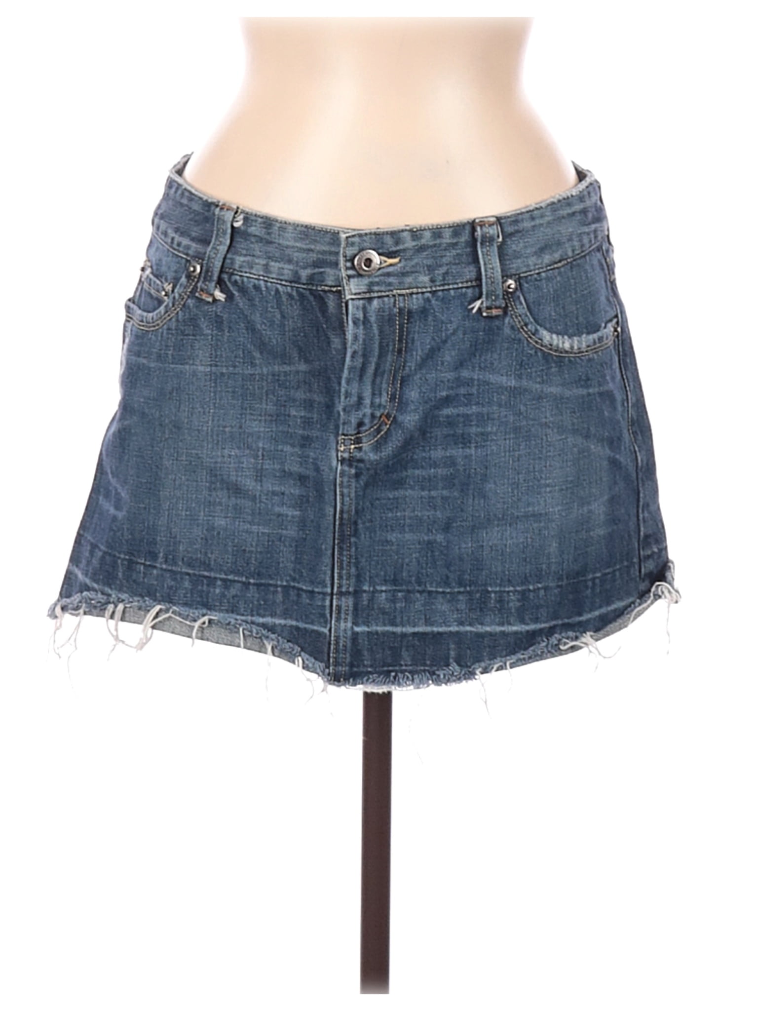 american eagle denim skirt