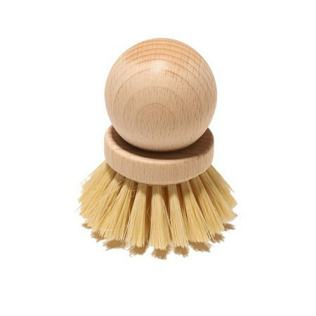 

Sorrowso Mini Cleaning Brush with Wood Handle Scrubber Oil Remover Cleaning