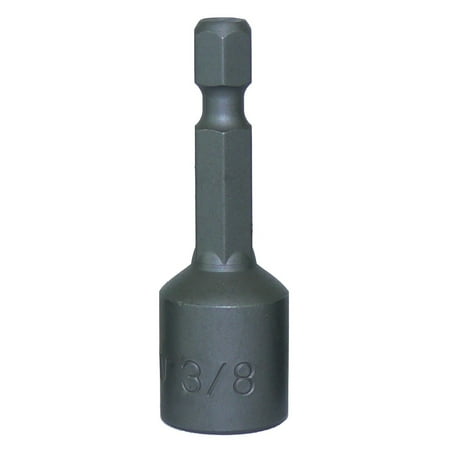3/8-Inch Magnetic Hex Head Driver Bit w/Quick Change Shank - Used for Installing Screws, Nuts, Bolts, etc. - Commonly Used for Metal Roofing (Best Way To Install Metal Roofing)