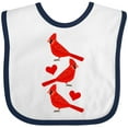 thumbnail image 3 of Inktastic Cardinal Cute Bird Watching Boys or Girls Baby Bib, 3 of 4