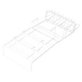 thumbnail image 3 of Fridge Organizer, Side Fridge Storage Rack Wall Mounted Multifunctional  for Restaurant for Home for Kitchen, 3 of 7