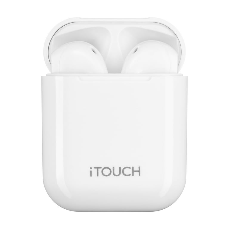 iTouch Wireless Bluetooth Earbuds Solid White