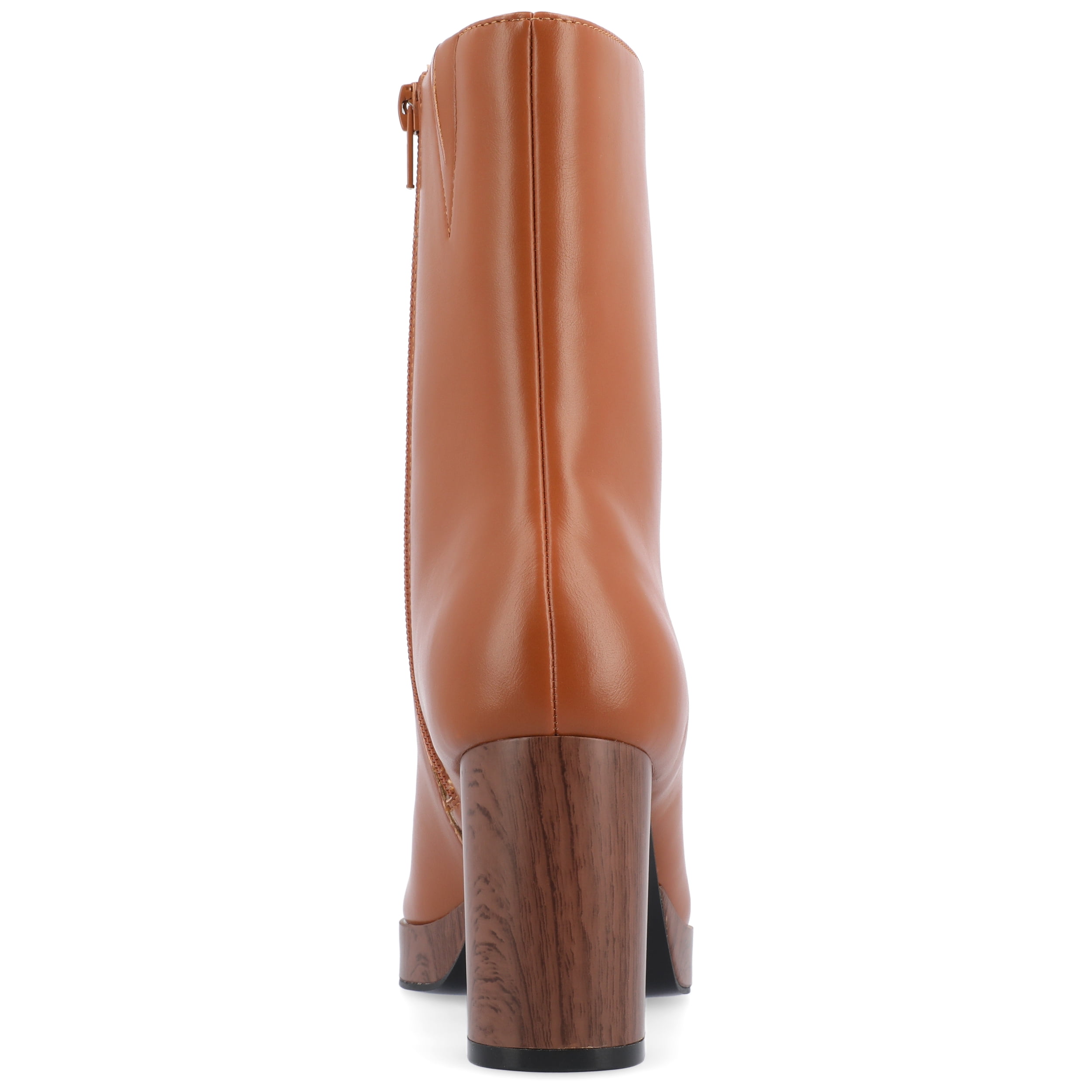 Journee Womens Romer Platform Almond Toe Booties, Widths Available
