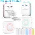 thumbnail image 2 of Mini impresora de etiquetas portátil con forma de gato, impresión térmica inalámbrica, papel fotográfico, sin tinta, pegatina, Android, IOS, 57mm, 2 of 4
