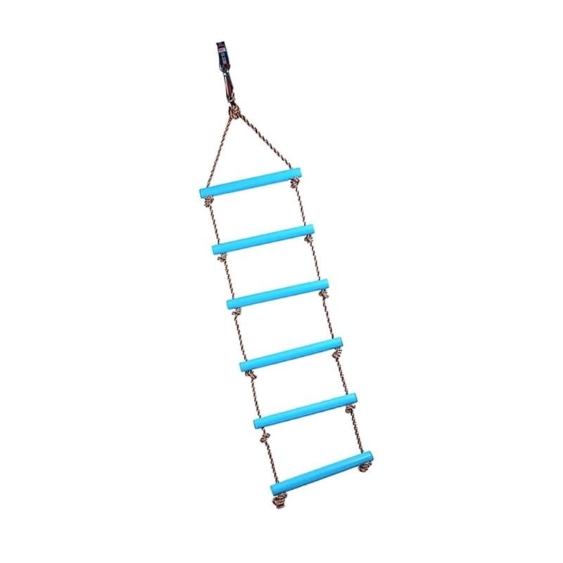 Details about   120KG Kids Outdoor Playhouse 6 Rungs 2m Rope Climbing Ladder Swing Toy Green 