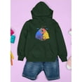 thumbnail image 3 of Cat Couple In Love Hoodie Juniors -Image by Shutterstock,  Medium, 3 of 4
