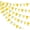 Lemon, variant on Citrus Orange Plaid Floral Pennant Banner, Paper Triangle Bunting for Birthday Wedding Baby Shower Party Decor