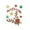 B, variant on TIELUTT Merry Christmas Door Stickers Glittering Santa Reindeer Christmas Tree Snowflake Door Decals Self Airplane Stickers for Kids Screen Sheet Baby Photo Prop Outfit Stickers for Phone Scooter Sti
