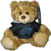 CAROLINA 10 INCH PLUSH TEDDY BEAR IN PANTHERS HOODY