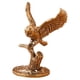 thumbnail image 4 of Estatua de búho de latón decoración del hogar colección elegante obras de arte de stand de figura de animales artesanales para la oficina de la, 4 of 9