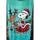 thumbnail image 1 of Exclusiva! Cobija Frazada Ultra Suave Snoopy Santa Claus, 1 of 1