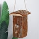 thumbnail image 3 of Casa de pájaros de madera para jardín, artesanías de bricolaje, nido de pájaro colgante creativo, jaula para pájaros para 135x135x22cm Sharpla casas de aves, 3 of 8