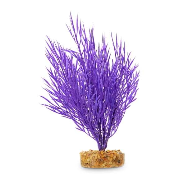Imagitarium Purple Fern Plastic Aquarium Plant Large
