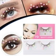 thumbnail image 4 of GHSOHS 1 Pair Eyelashes Diy Eyelash Extension Lash Clusters Glue Bonded C Curling Natural Single Eyelashes Thin False Eyelashes Soft Lash Extension, 4 of 5
