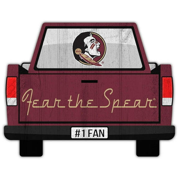 Florida State Seminoles 12'' x 12'' Truck Back D-cor