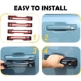 thumbnail image 5 of TINKI ABS Exterior Door Handle Cover Trim Compatible for Ford Maverick 2022 Car  Exterior Door Handles Accessories, 5 of 7