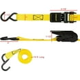 thumbnail image 3 of Stanley Ratchet Straps 1In X 10' 900 Lb Break Strength Light Cargo Hauling 4Pk, 3 of 5