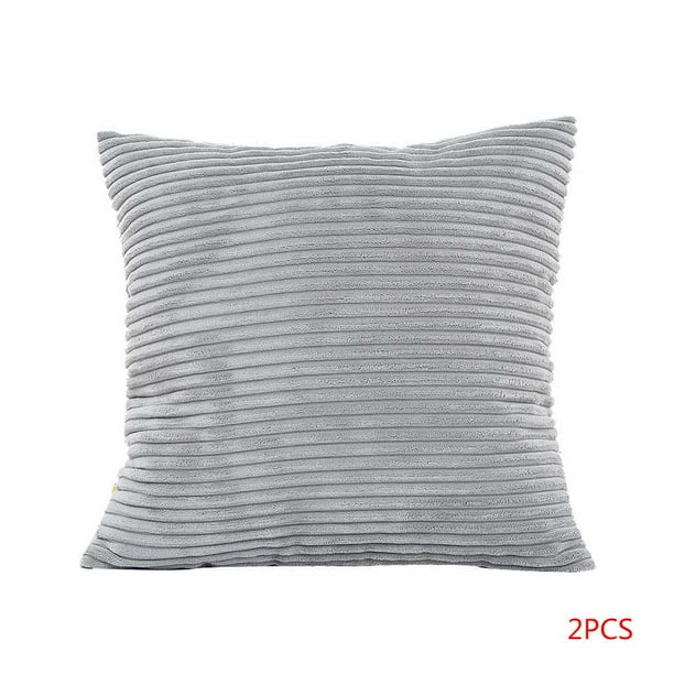 Funda de almohada de pana sólida para coche, funda de cojín con forma cuadrada, funda de cojín, funda de almohada para coche, sofá cama, dibujo, decoración para sala de estar Inevent ZHF0278