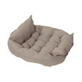 thumbnail image 1 of STARTIST Dog Bed Foldable Cat House Pet Cushion Pet Sleeping Bed for Small Large Dogs Khaki, 1 of 6