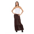 thumbnail image 2 of Forever 21 Women’s Lace Maxi Skirt with Tiered Hem Mid Rise Fit Elegant Casual Style, XS-XL, 2 of 4