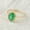 Rose Plated, variant on Oval Cut Emerald Milgrain Band Ring, 925 Sterling Silver Ring, Gift For Her Anniversary Ring. Emerald Birthmonth- May.
