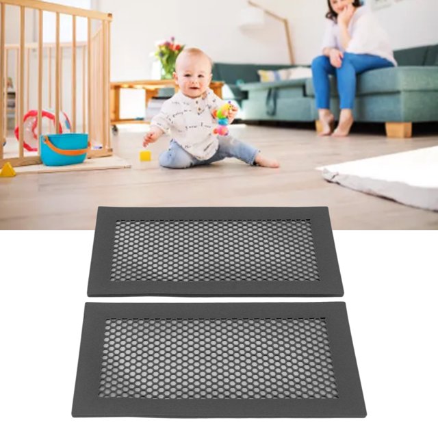 Cubierta de Ventilación a Prueba de Bebés con Silicona Suave Segura a Prueba de Niños Atrapa Escombros Cabello e Insectos para el Piso del Hogar ANGGREK Otros