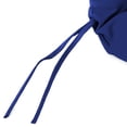 thumbnail image 6 of Jordan Manufacturing 45" x 22" Veranda Cobalt Blue Solid Rectangular Outdoor Chair Cushion with Ties and Hanger Loop, 6 of 10