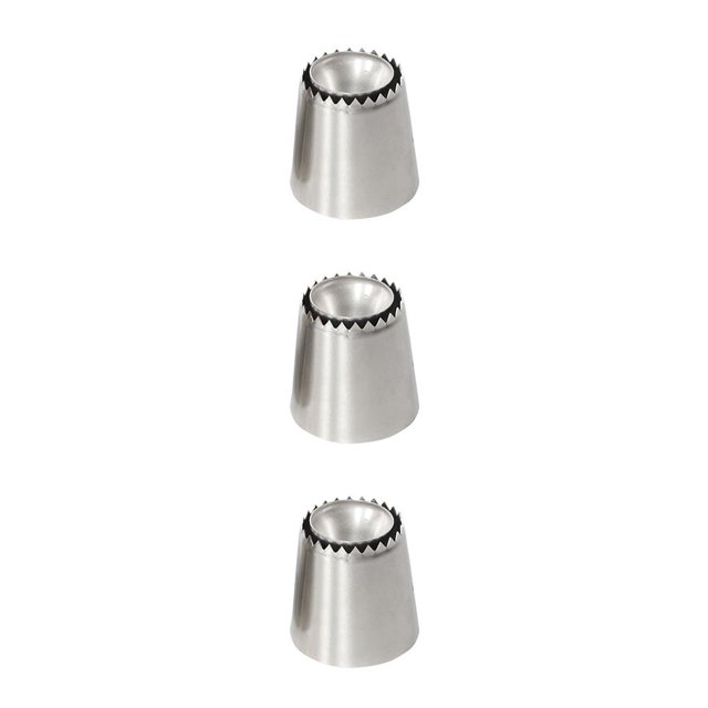stanreset Hot Sale 1PC Stainless Icing Piping Nozzle Cream Cake Decorating Pastry Tip Fondant Cake Tools Kitchen Baking Gadgets No.01 3Set