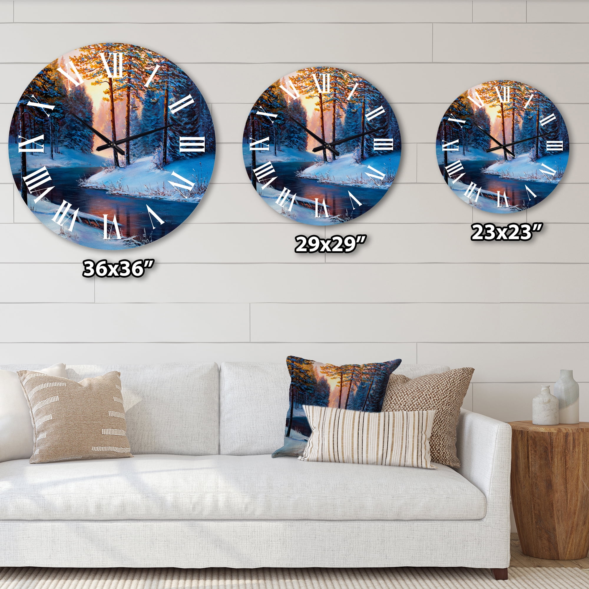 Designart 1 in Wall Clock