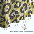 thumbnail image 6 of Yellow Leopard Print Pattern Shower Curtain 84"x72" ,Bathroom Decorative Shower Curtains Set with 12 Hooks,Modern Waterproof Washable Shower Curtain, 6 of 6