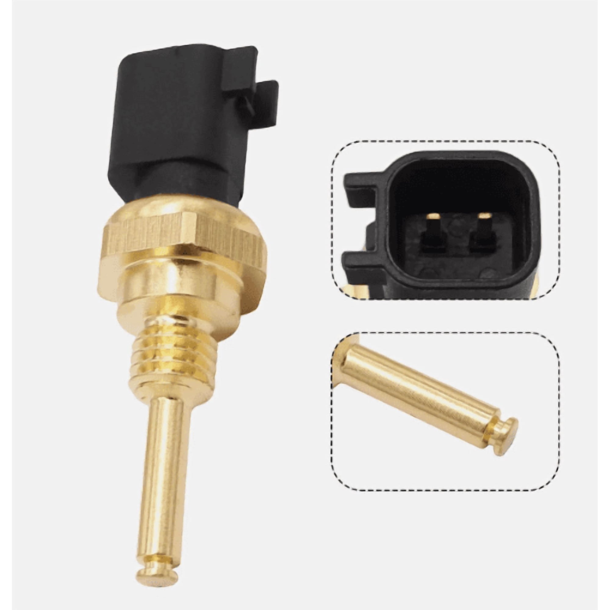 1712551 Engine Coolant Temperature Sensor Compatible with Ford Edge Escape Explorer Mustang