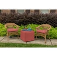thumbnail image 3 of Casual Cushion Solid Sunbrella® Fabric 1-Piece Indoor/Outdoor Wicker Seat Pad, 18"W x 18"L, Canvas Henna, 3 of 5