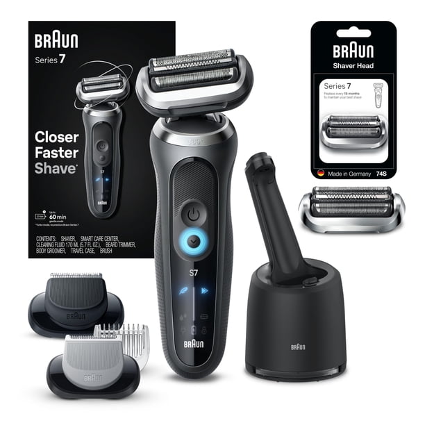 Afeitadora eléctrica Braun Series 7 7177 cc Wet & Dry para hombre