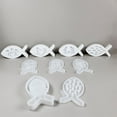 thumbnail image 4 of Hollowed Fish Silicone Molds for Candlestick Tealight Holder Gypsum Decoration, 4 of 10