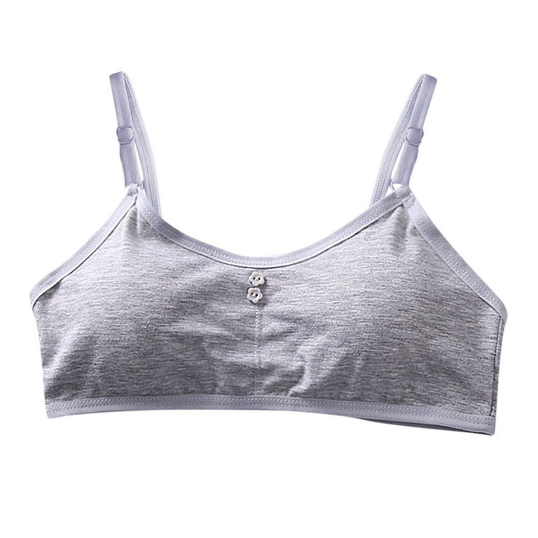 RUIVE Woman Bras with String Shockproof Running Fitness Large Size  Underwear Cotton Sports Bras (Grey, M) at  Women's Clothing store