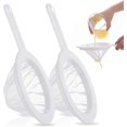 thumbnail image 1 of 2 Pack Fine Mesh Strainers, Small Strainers for Kitchen Ultra-fine Nylon Mesh Sieve Colander-Skimmer with Handle Sieve Sifters, 1 of 5