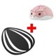 thumbnail image 1 of Ratón inalámbrico de 2,4 g con diseño de hámster, diseño creativo de dibujos animados, ergonómico, mini ratón óptico 3D con alfombrilla para PC, regalo para niños, 1 of 1