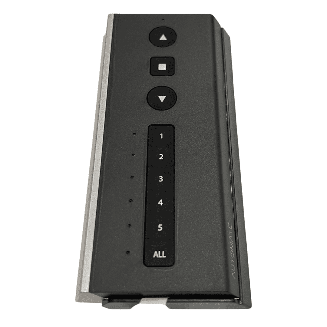Push 5 Remote from Rollease Acmeda MT020101067004 (Black