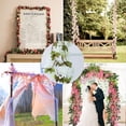 thumbnail image 5 of 5pcs 7.87Ft/Piece Artificial Cherry blossom vine Hanging Flower for Home Garden Outdoor Ceremony Wedding Arch Floral Decor - Style 3, 5 of 5