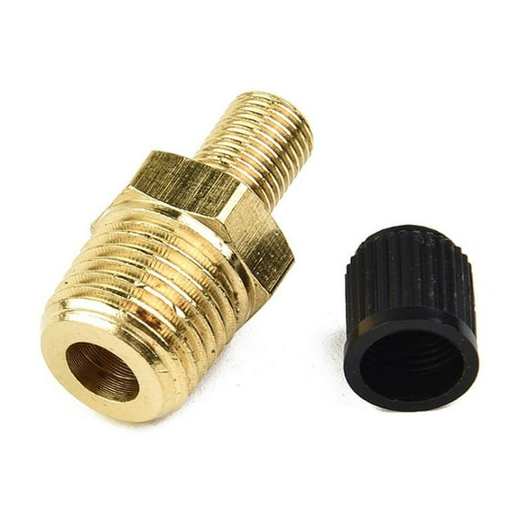 1/4 Inch NPT Solid Nickel Plated Brass Air Compressor Tank Fill Valve 6.35mm Male NPT Standard Thread Core Brass Air Tank Fill