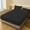Black, variant on Konghyp Waterproof Bed Sheet Non-slip Fitted Cover Soft Fibre Mattress Protector for Great Sleep Experience, Stain Resistant, Washable and Durable, Ultimate Comfort and Flexibility
