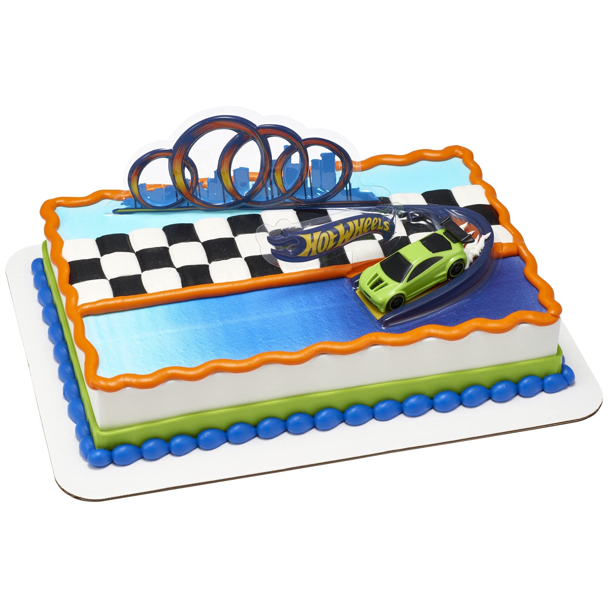 DECOPAC Hot Wheels Drift DecoSet Cake Topper Multi, 1.0 DECOPAC Hot Wheels Drift DecoSet Cake Topper Multi, 1.0