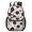 Pioneer Flower Floral Print Pattern, variant on Pioneer Flower Floral Print Pattern 17" School Backpacks for Teens,Waterproof Oxford Fabric,S-Shape Padded Straps for School,Travel,Hiking,Camping