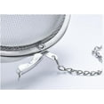 thumbnail image 4 of 2pcs Stainless Steel Mesh Tea Ball Tea Infuser Strainers Steel Tea Ball Mesh Tea Infuser with Extended Chain Hook for Brew Loose Leaf Tea and Spices & Seasonings 2 PCS, 4 of 5