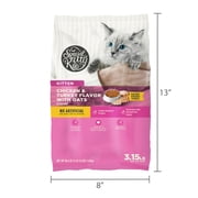 Special Kitty Chicken and Turkey Flavor with Oatmeal Kibble Dry Cat Food for Kittens, 3.15 lb Bag