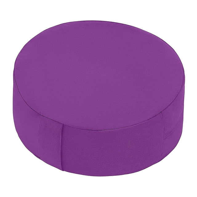 Cojín de meditación, cojín de yoga, suave, cómodo, portátil, moderno, cojín de meditación para el suelo, para relajación, interior y oficina Violeta
